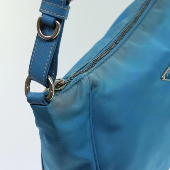 PRADA Accessory Pouch Nylon Light Blue Auth - Picture 9 of 15
